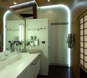 Main Master Bath On Yacht ESPRESSO
