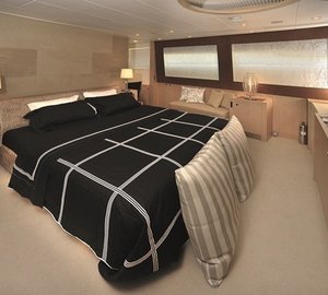 Main Master Stateroom On Board Yacht ESPRESSO
