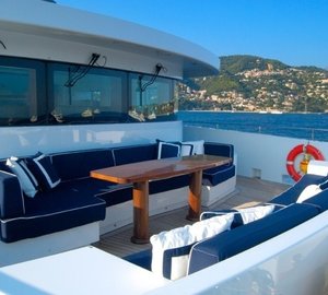 Fore Sitting Aboard Yacht OXYGEN