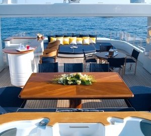 External Eating/dining On Board Yacht OXYGEN