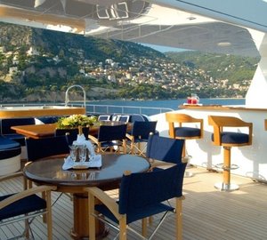 Barseating Zone Aboard Yacht OXYGEN