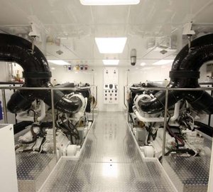 Engine Area On Yacht FAR FROM IT