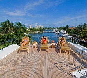 Sun Deck Aboard Yacht FAR FROM IT