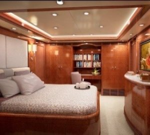 Guest's Cabin: Yacht CHECKMATE's Artist Rendering Photograph
