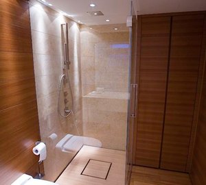 Showering Aboard Yacht SEAKID