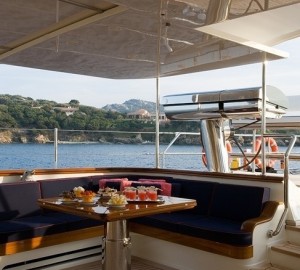 External Eating/dining On Board Yacht HERITAGE