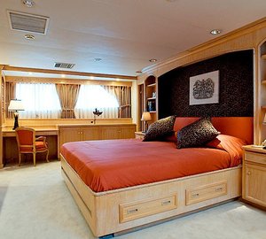 Main Master Cabin On Board Yacht LADY ROSE