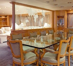 Eating/dining Area Aboard Yacht LADY ROSE