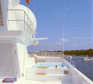 Jacuzzi Pool Aboard Yacht LADY ROSE