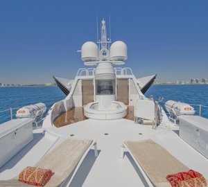 Sun Deck On Yacht TRIUMPHANT LADY