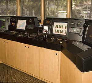 Bridgedeck Aboard Yacht TRIUMPHANT LADY