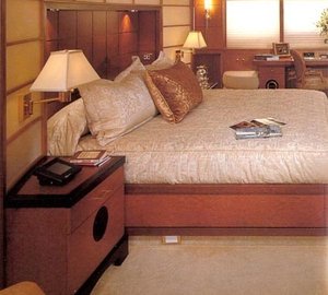 Main Master Cabin Aboard Yacht HERCULINA