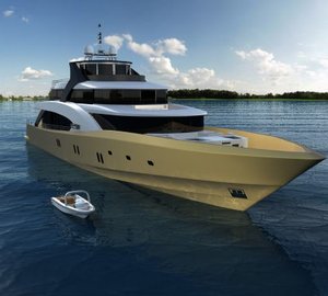 Ship's Tender: Yacht LA PELLEGRINA's Artist Rendering Captured