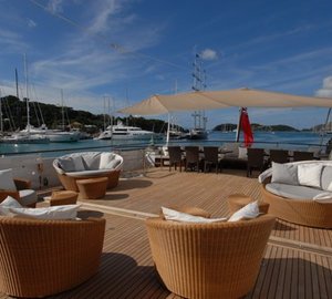 Deck Sitting On Board Yacht MIRAGE