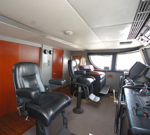 Pilot House Aboard Yacht STARGAZER