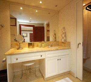 Guest's Bathroom Aboard Yacht STARGAZER
