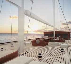 Sunset Dusk: Yacht REGINA's Deck Captured