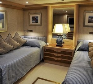 Twin Bed Stateroom On Yacht MESERRET II