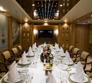 Premier Eating/dining Area On Yacht MESERRET II