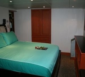 Blue: Yacht SARSEN's Guest's Cabin Pictured