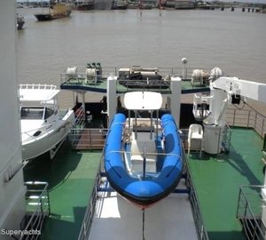 Ship's Tender On Yacht SARSEN