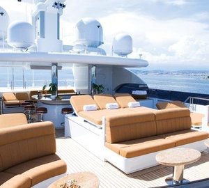Sunshine Lounging On Board Yacht MARTHA ANN