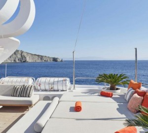 Sun Beds On Sun Deck