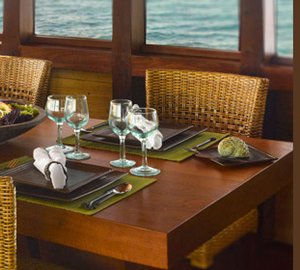 Interior Dining On Board SI DATU BUA