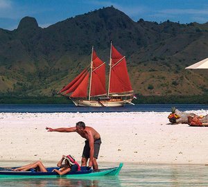SI DATU BUA Guests Enjoy The Beach