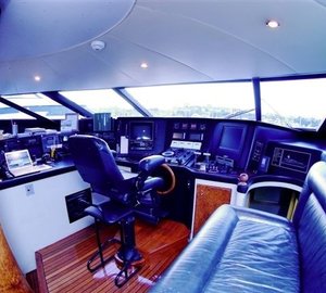 Pilot House On Board Yacht PALM B