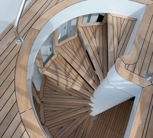 External Stairway On Yacht PALM B