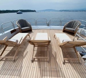 Sunshine Lounging Aboard Yacht PALM B