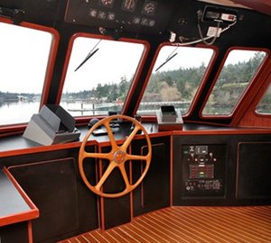 Pilot House On Board Yacht KAYANA