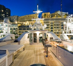 Evening: Yacht NOBLE HOUSE's Drinks Bar Pictured