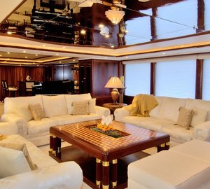 Profile: Yacht NOBLE HOUSE's Premier Saloon Photograph