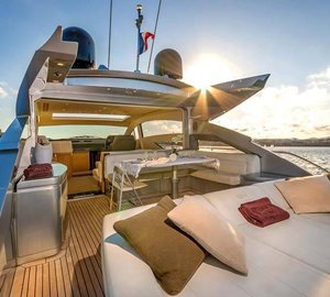 Aft Cockpit Sunbathing Area