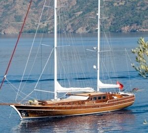 Aspect Taken From Shoreline On Yacht QUEEN OF KARIA