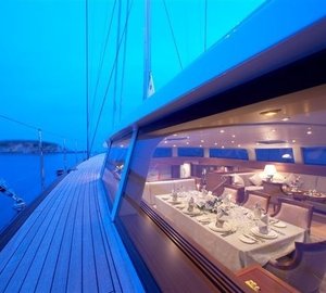 Profile Deck On Yacht CINDERELLA IV