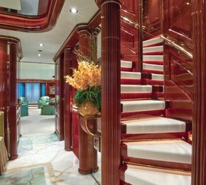 Stairway On Yacht AQUALIBRIUM