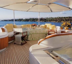Top Aft Deck Sitting On Board Yacht AQUALIBRIUM