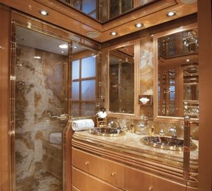 Guest's Bath On Yacht AQUALIBRIUM
