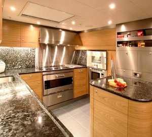 Ship's Galley On Yacht Q