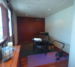 Massage Area On Board Yacht STARGAZER