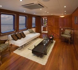 Main Master Saloon On Yacht STARGAZER