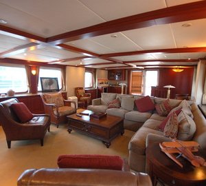 Sky Lounging On Board Yacht STARGAZER