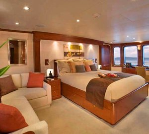 Main Master Cabin On Board Yacht STARGAZER