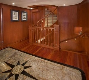 Staircase On Yacht STARGAZER