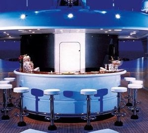Evening: Yacht SARAH's Drinks Bar Photograph