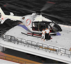 Helicopter Pad On Yacht NOMAD