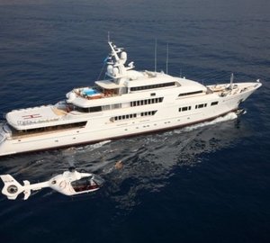 Profile Aspect Including Chopper On Yacht NOMAD